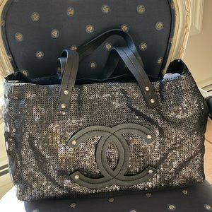 Chanel Hidden Sequins Tote with Tags -SOLD-